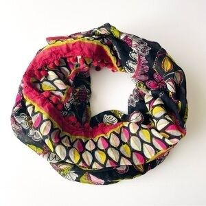 Women's Infinity Tessel Floral Scarf Boho